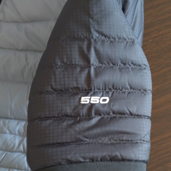 🆕 The North Face Boys Reversible Reese Hooded Down Jacket, X-Small - Mid Grey - Picture 8 of 11